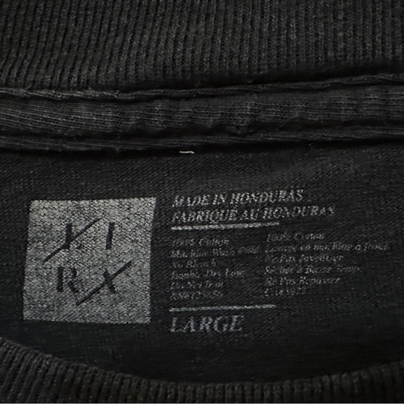 266 LIRX | Honduras Men’s Black Graphic Tee Cactus Sunset Streetwear Cotton (L) - Picture 5 of 12